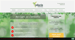 Desktop Screenshot of educia.sk